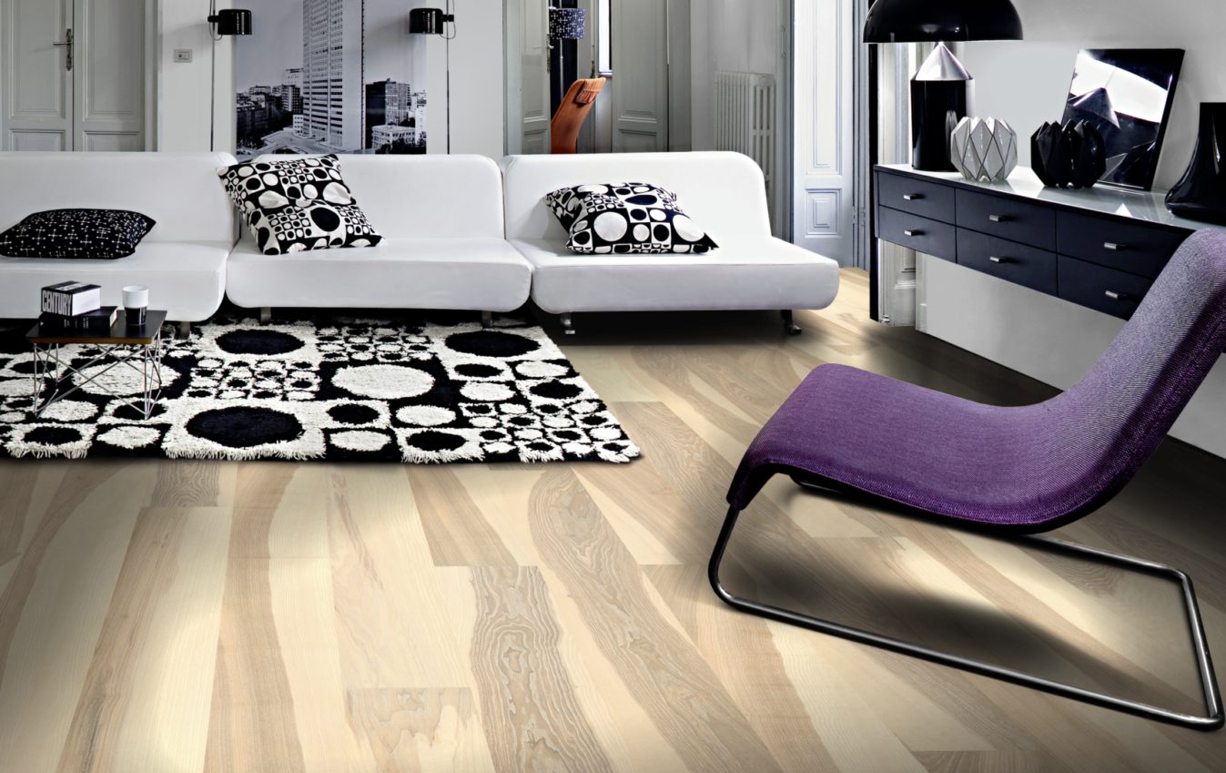 Паркетная доска Kahrs Люкс Ясень Прилив Flow 151N8AAKG4KW240 Lively 2420×187×15